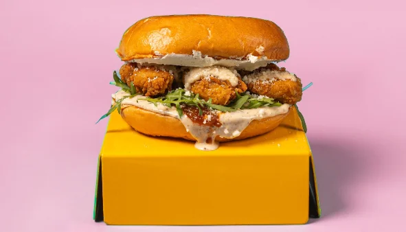 Truffalo burger